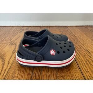 Crocs Kids Blue Clog Shoes Size 5 Toddler